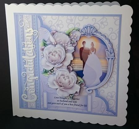 Wedding Day at Sunset 8x8 Decoupage Mini Kit by Sue Soules