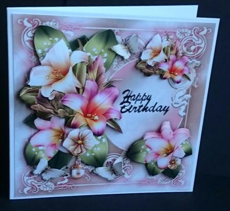 Vintage Lily Bouquet for All Occasion Mini Kit by Sue Soules