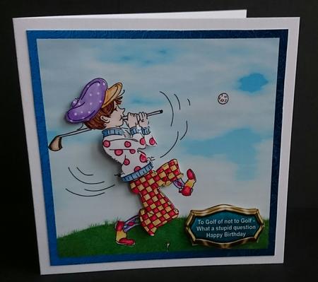 Golfers Birthday by Sue Soules