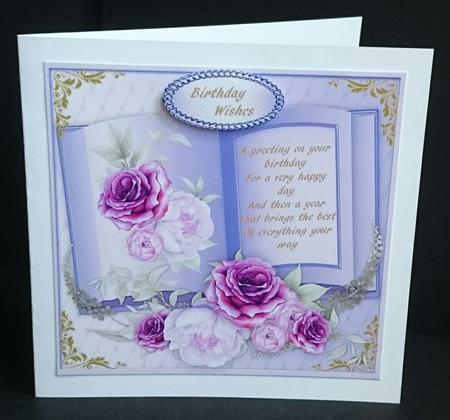 Beautiful Lilac Birthday Book  by Sue Soules