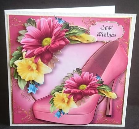 Floral Shoes - Spring Chrysanthemum by Sue Soules