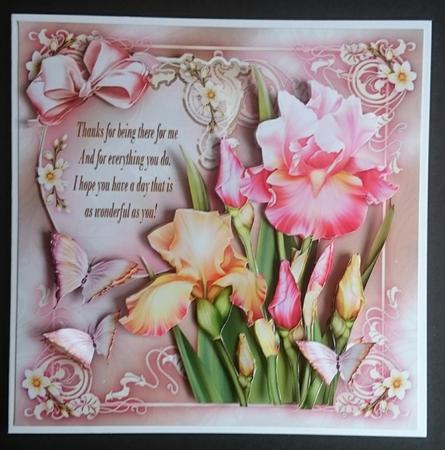 Vintage Iris Bouquet for All Occasion Mini Kit by Sue Soules