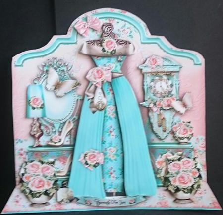 Turquoise Dressing Room Card Mini Kit by Sue Soules