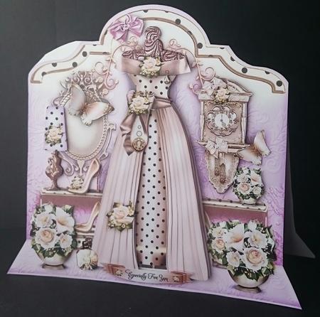 Violet Cream Dressing Room Card Mini Kit by Sue Soules