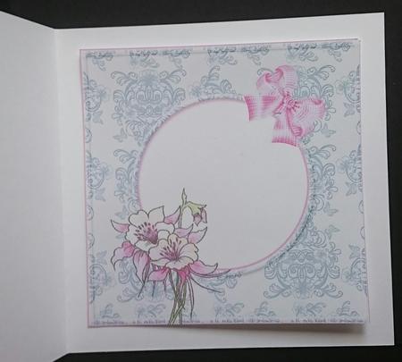 Best Friends on the Swing Blank Insert by Sue Soules