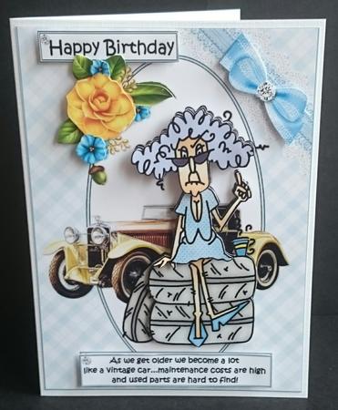 Stella Like a Vintage Car Version 2 by Sue Soules