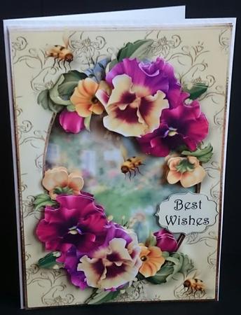 Pansies at the Flower Cottage by Sue Soules