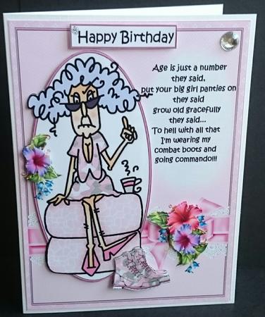 Stella is Going Commando Quick Card by Sue Soules