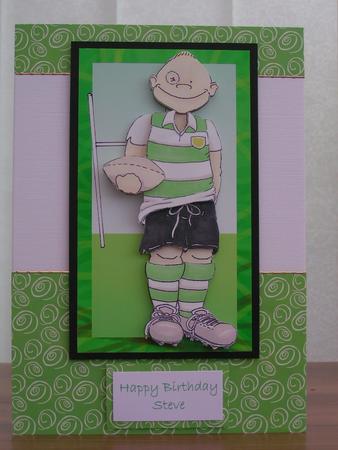 Rugby Doodles Decoupage by Sue Taylor