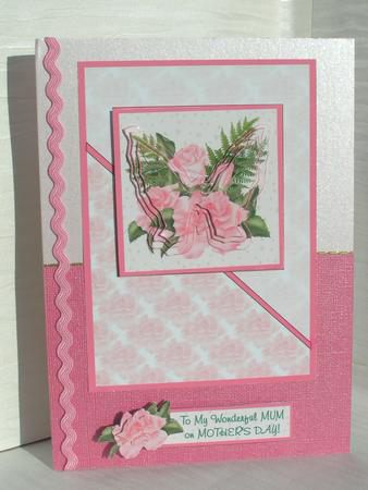 Roses with Butterfly Pyramage by Sue Taylor