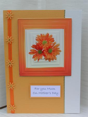 Orange Flower Pyramid by Sue Taylor