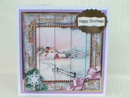 Snow Village Snow One Edge Side Stacker by Sue Taylor