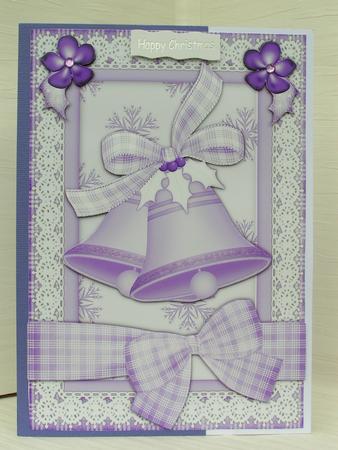 Christmas Bells in Lilac with Step by Step by Sue Taylor