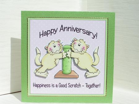 Happiness is a Good Scratch - Anniversary Topper/mini-kit by Sue Taylor