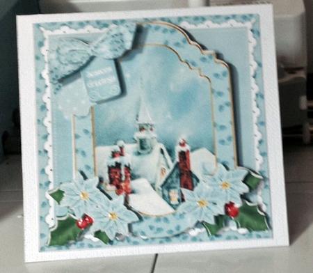 Rooftops Seasons Greetings 6in Christmas Step by Step by Sue Webb