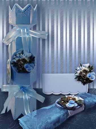 Table Setting Christmas Pine Cones Mini Kit by Sue Douglas