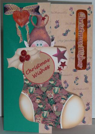 Red Christmas Pixie by Sue Turner