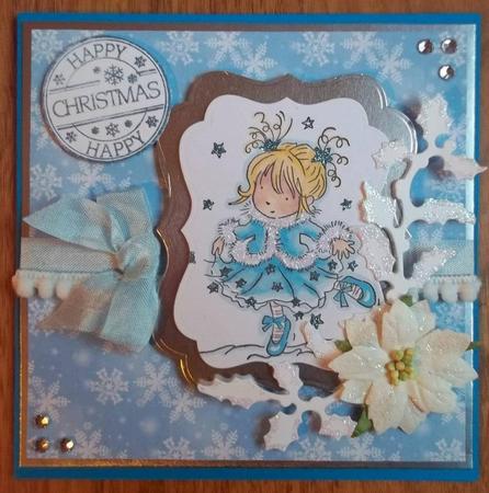 Christmas Snow Collection Background Kit by Sue Way