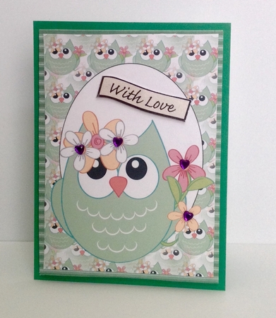 Spring Owl Topper 1 by Susan Byczko