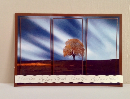 Tree Scenery Panel Card by Susan Byczko