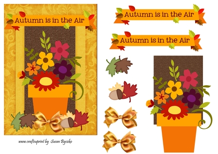 Fall Season Colors 1 Digital Frames pkg 1 by Susan Byczko