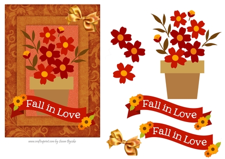 Fall Season Colors 1 Digital Frames pkg 1 by Susan Byczko