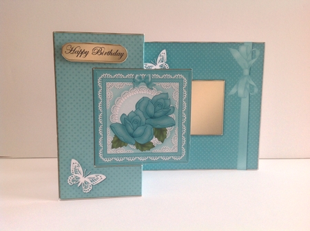 Just Roses Fold Back Card by Susan Byczko