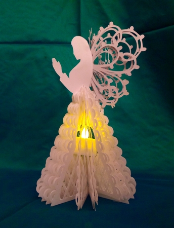 Tealight Angel Table Decoration TF0130, All file formats by Susan Byczko