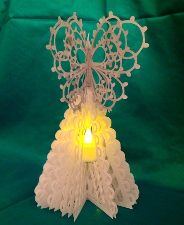 Tealight Angel Table Decoration TF0130, All file formats by Susan Byczko