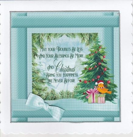 Light blue Christmas verse insert 4 by Susan Cummings