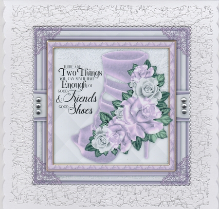 Floral Boot4 Mini Card Kit by Susan Cummings