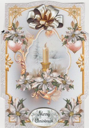 Christmas Gold - Shaped 5x7 Mini Page Kit by Susan Cummings