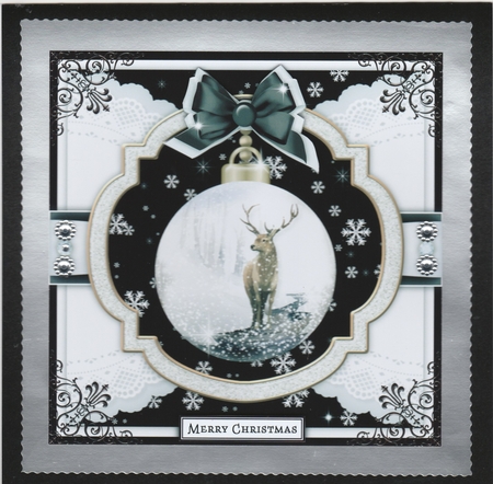 Wildlife Bauble2 Quick Card by Susan Cummings