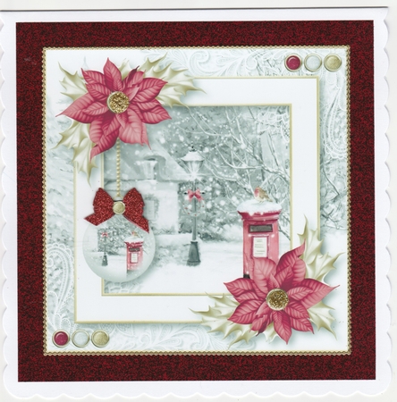Framed a Touch of Red Christmas 3 by Susan Cummings