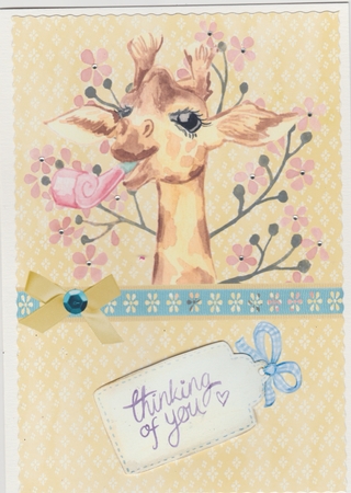 Birthday Giraffe by Susan Cummings