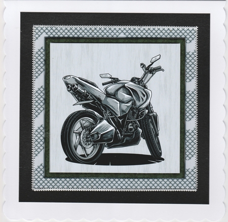 Motorbike Fathers Day Mini Kit by Susan Cummings
