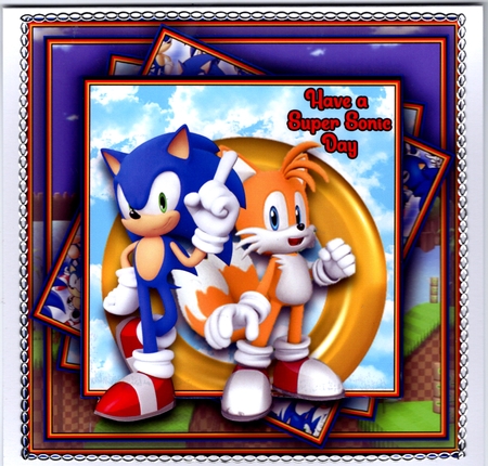 Super Sonic Mini Kit #3  Ages 3-12 included   CARD FRONT * by Susan Cummings