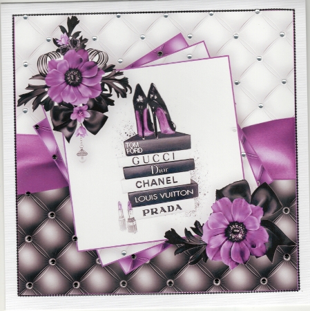 Birthday Fashion 2 Purple Mini Kit #3   by Susan Cummings