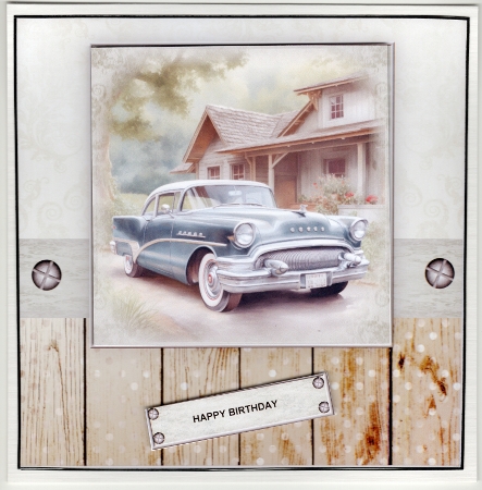 Male card American Car Mini Kit by Susan Cummings