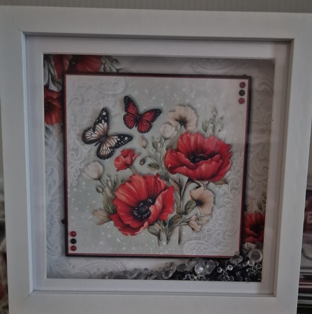 Poppies and Butterflies No.2 by Susan Cummings