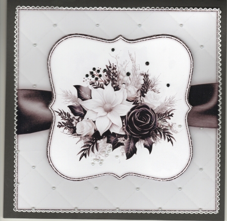 Black & White Flowers Mini Kit  by Susan Cummings