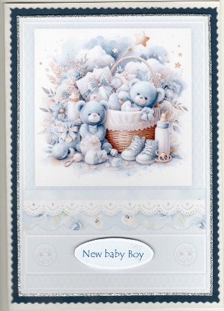 Baby boy basket kit 2 Mini Kit by Susan Cummings
