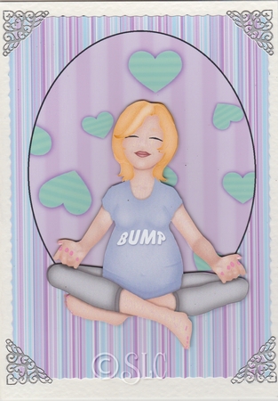 Time to Relax Pregnancy Topper 5 by Susan Cummings