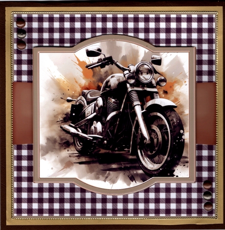 A Vintage Motor Bike - Mini Kit by Susan Cummings