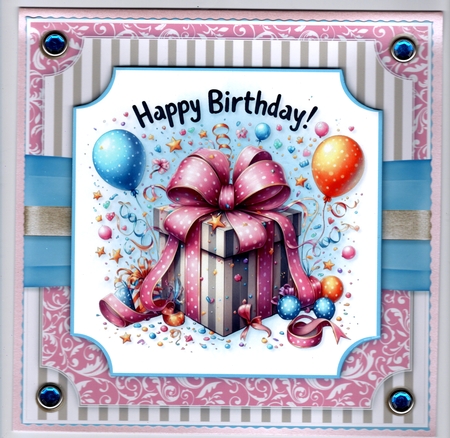 8x8 Birthday Celebration No.3 by Susan Cummings