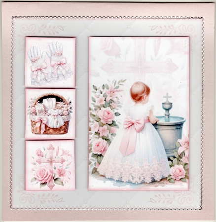 Pink Baptism/Christening MIni Kit by Susan Cummings