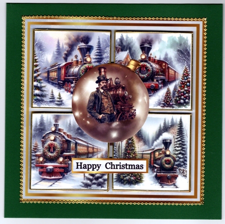 Christmas Trains by Susan Cummings