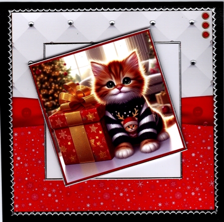 Kittens and Presents by Susan Cummings