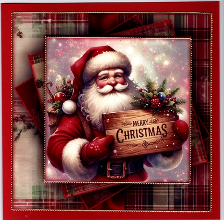 Mr Claus Mini Kit 7X7 by Susan Cummings