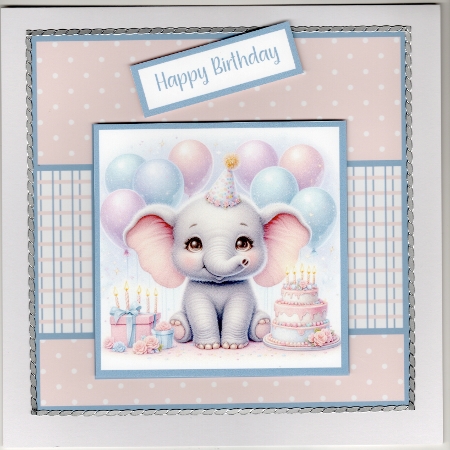 Birthday Elephant 1 by Susan Cummings